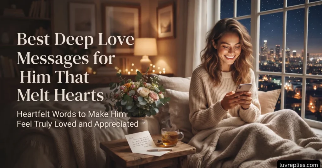 Best Deep Love Messages for Him That Melt Hearts
