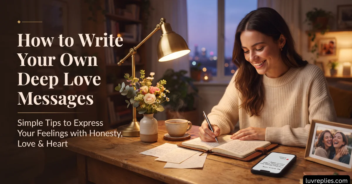 How to Write Your Own Deep Love Message