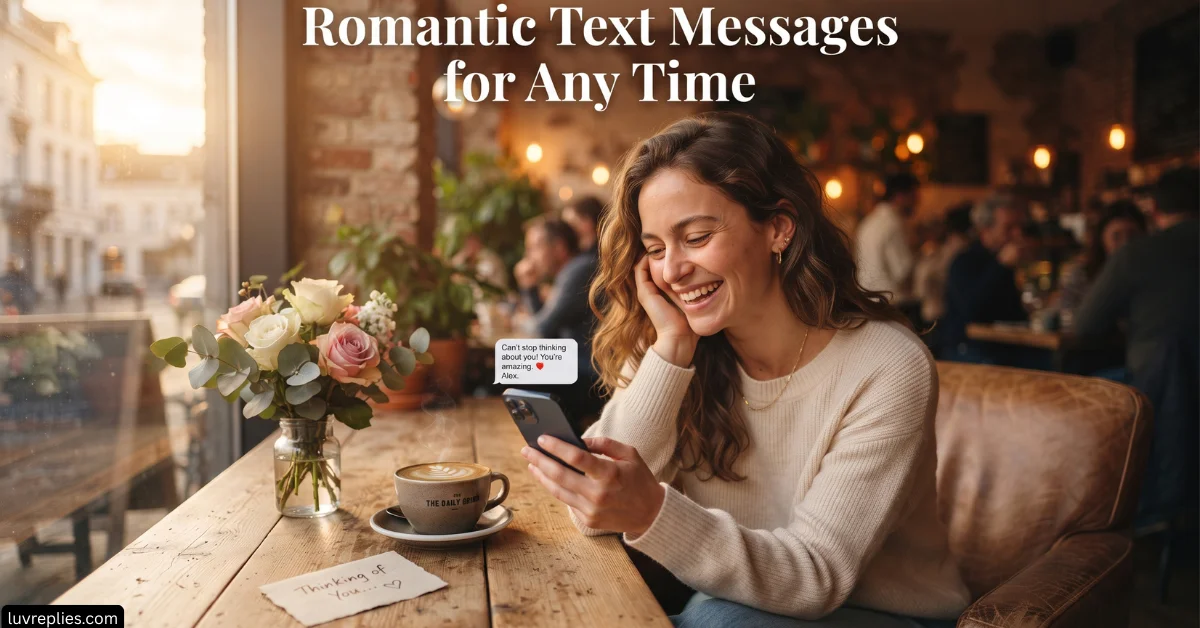 Romantic Text Messages for Any Time