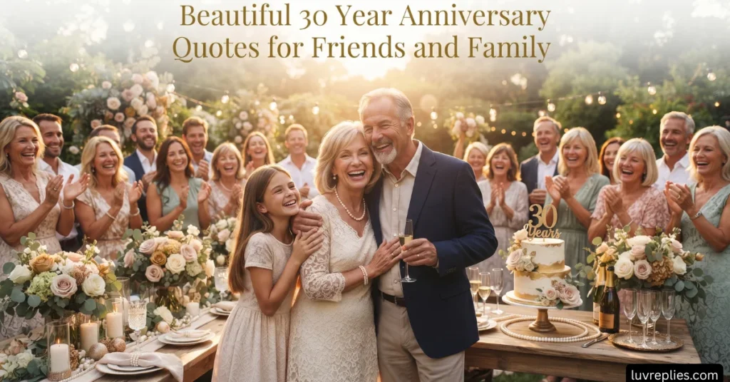 beautiful 30 year anniversary quotes for friends and family
