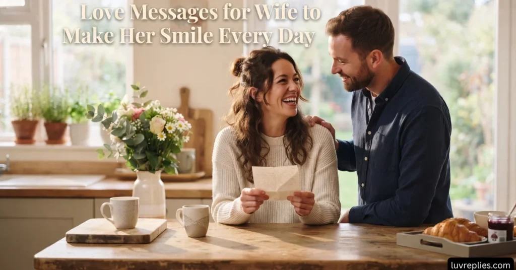 Love Messages for Wife to Make Her Smile Every Day