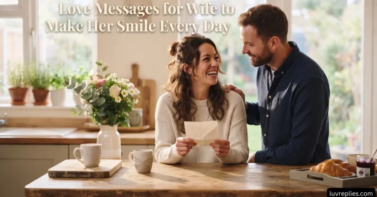 Love Messages for Wife to Make Her Smile Every Day