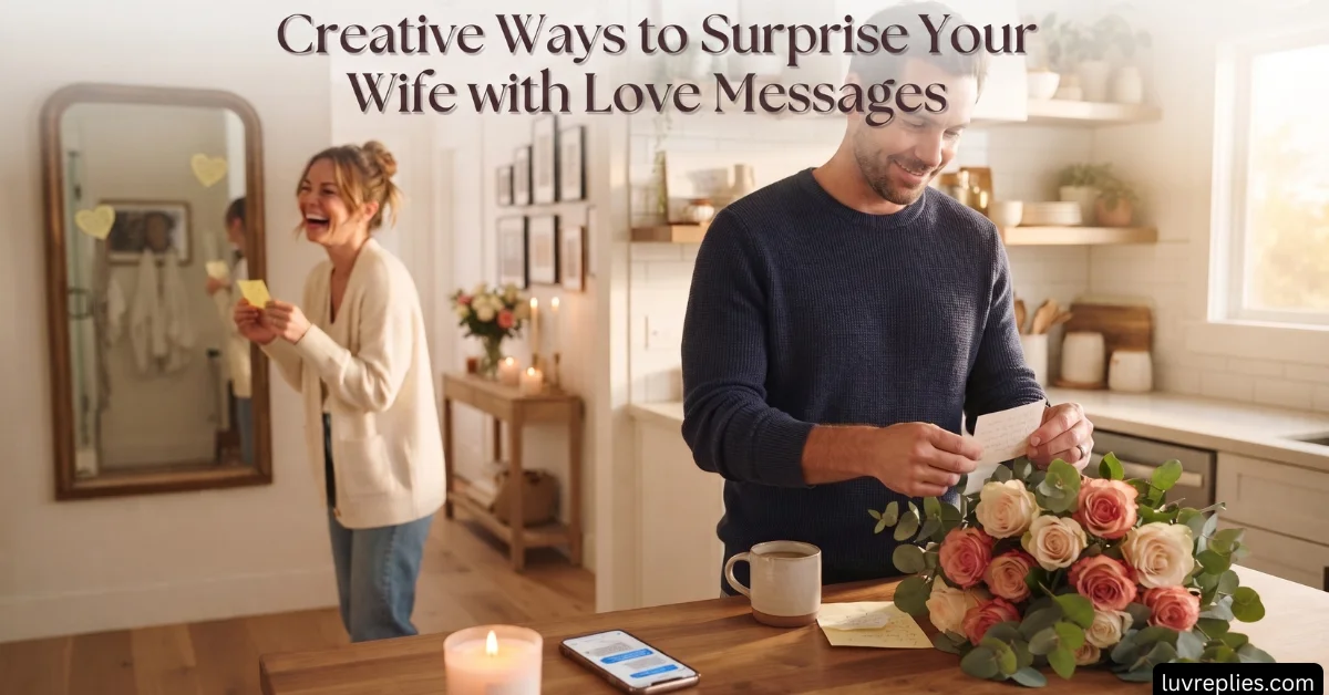 Creative Ways to Surprise Your Wife with Love Messages