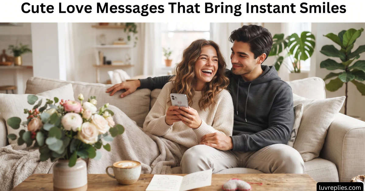 Cute Love Messages That Bring Instant Smiles