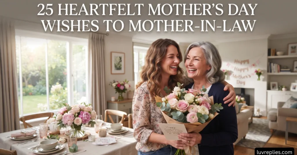 25 Heartfelt Mother's Day Wishes to Mother-in-Law
