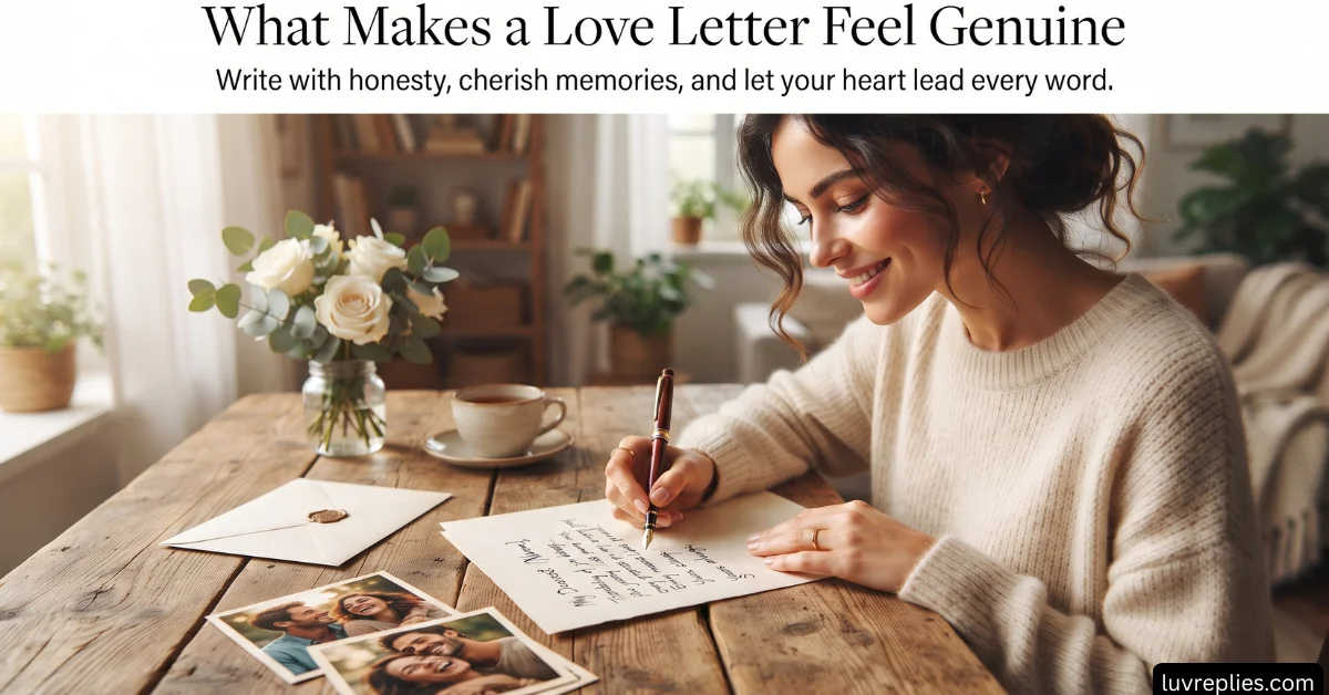 What Makes a Love Letter Feel Genuine