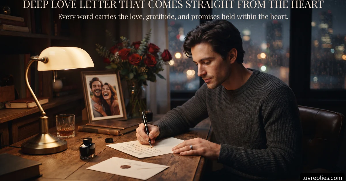 Deep Love Letter That Comes Straight From the Heart