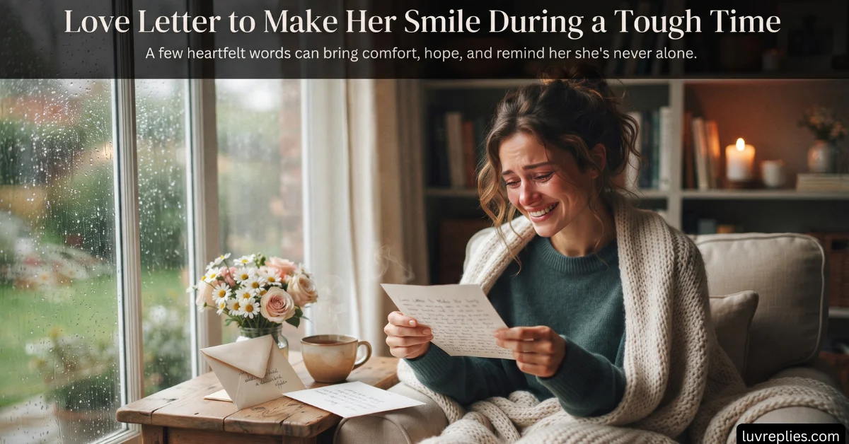 Love Letter to Make Her Smile During a Tough Time