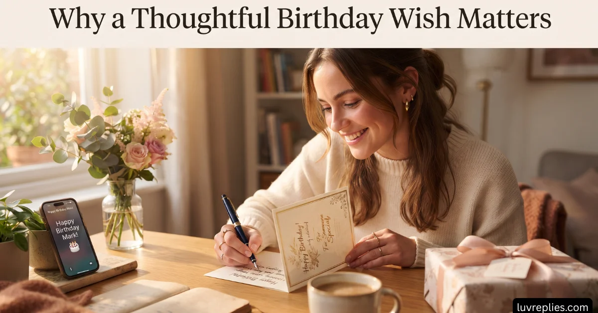 Why a Thoughtful Birthday Wish Matters