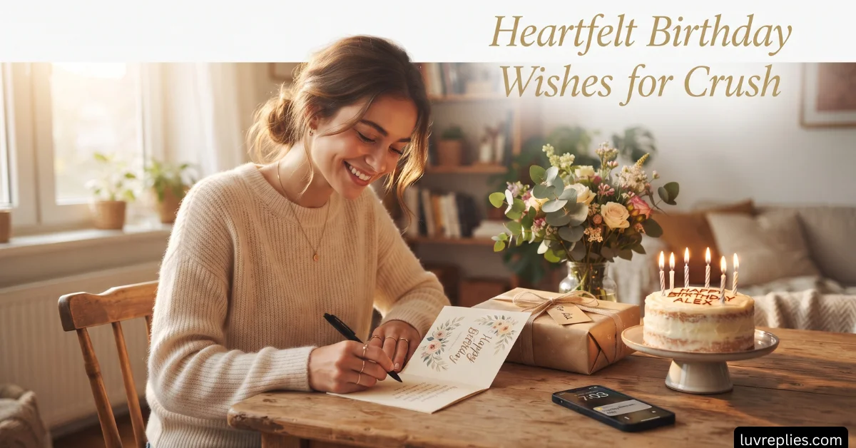 Heartfelt Birthday Wishes for Crush