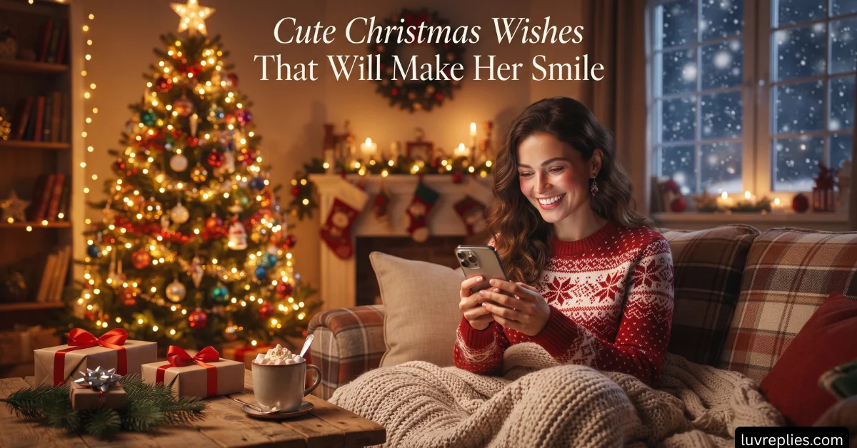Cute Christmas Wishes That Will Make Her Smile