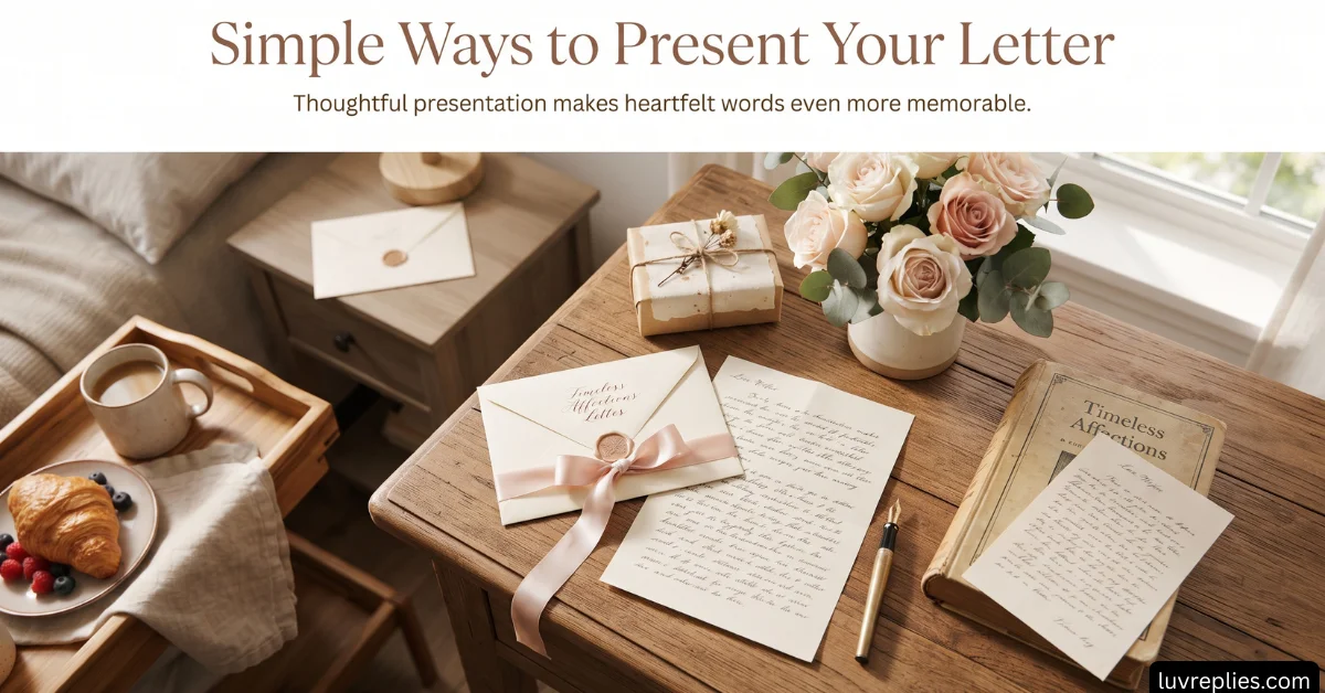 Simple Ways to Present Your Letter