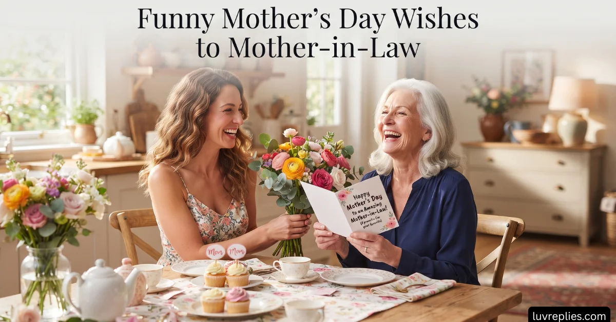 Funny Mother's Day Wishes to Mother-in-Law