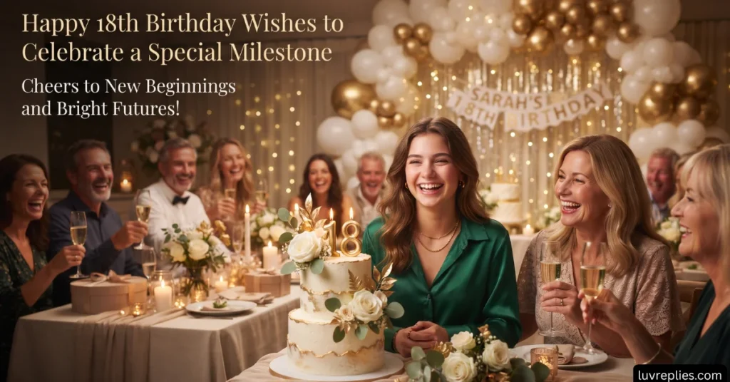 Happy 18th Birthday Wishes to Celebrate a Special Milestone