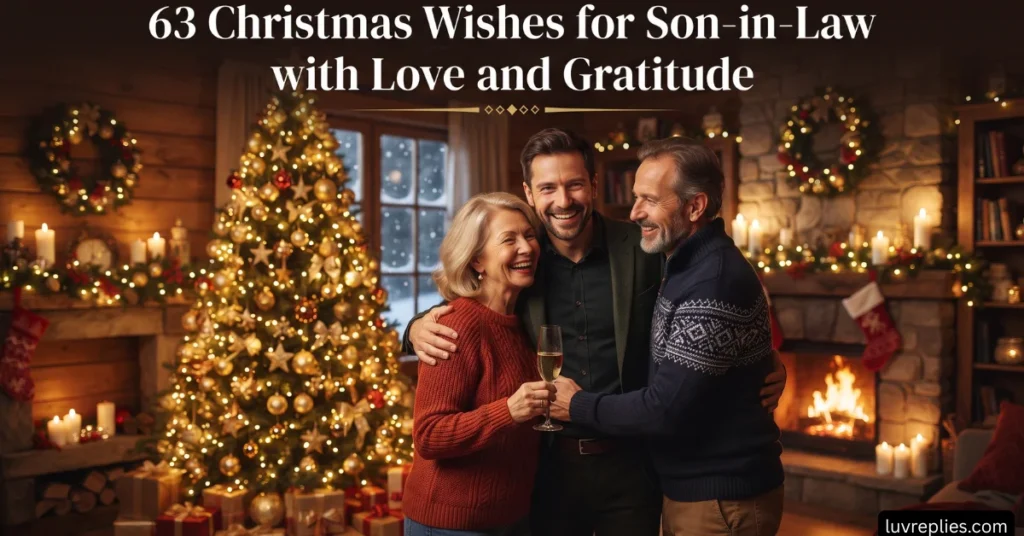 63 Christmas Wishes for Son-in-Law with Love and Gratitude