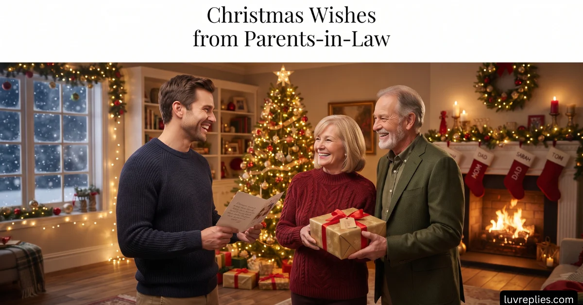 Christmas Wishes from Parents-in-Law