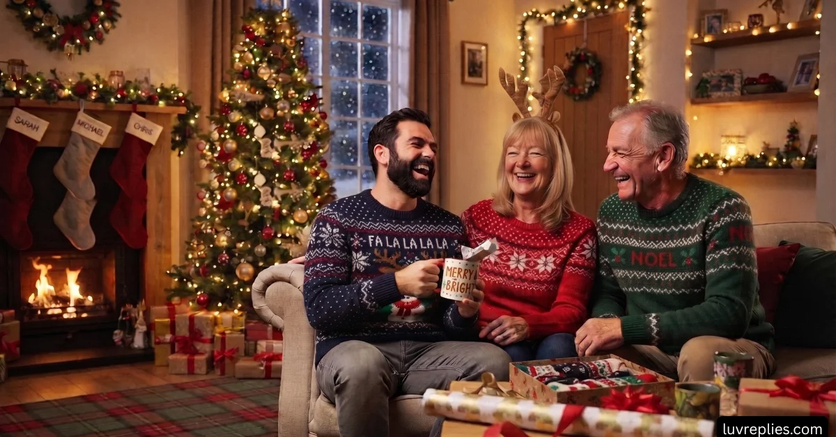 Funny Christmas Wishes to Make Him Smile