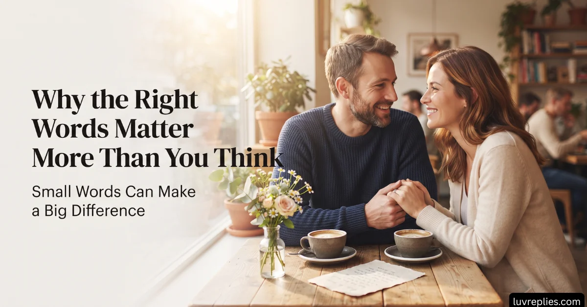 Why the Right Words Matter More Than You Think