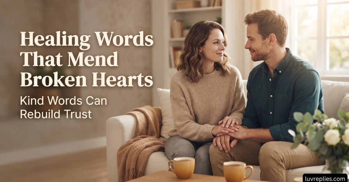 Healing Words That Repair Relationships After Conflict