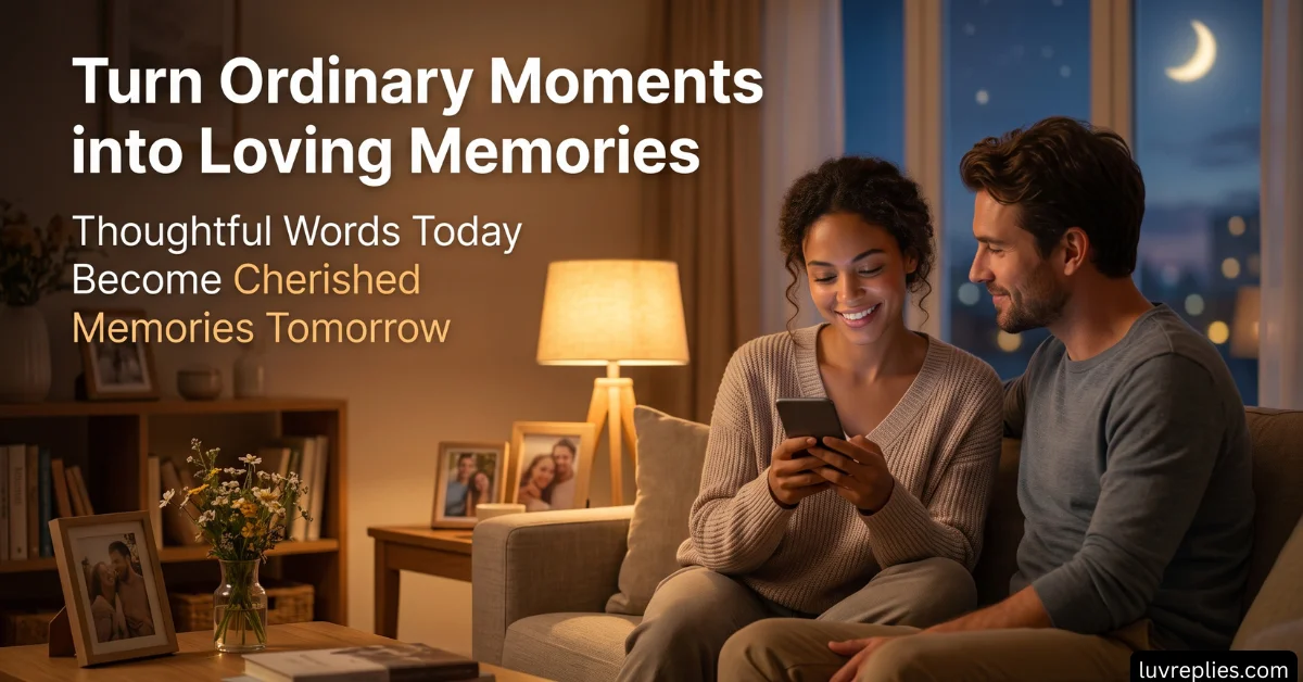 Turn Ordinary Moments into Loving Memories