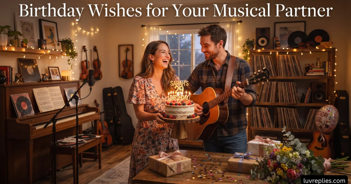 Birthday Wishes for Your Musical Partner