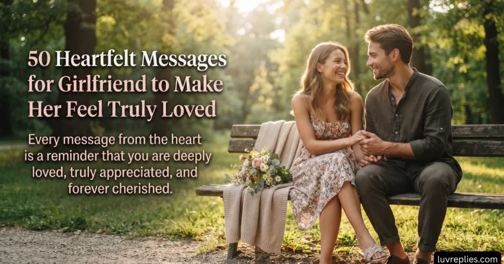 50 heartfelt messages for girlfriend to make her feel truly loved