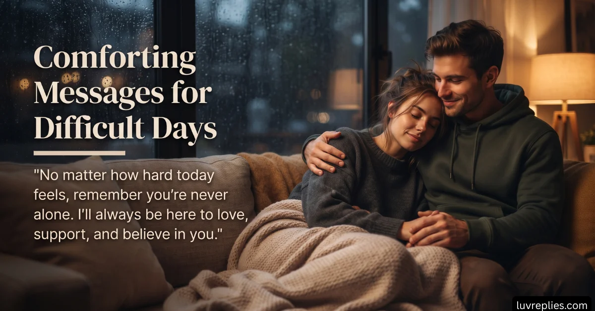 Comforting Messages for Difficult Days