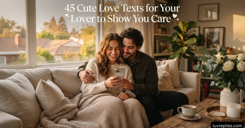 45 Cute Love Texts for Your Lover to Show You Care