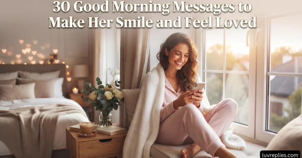 30 Good Morning Messages to Make Her Smile and Feel Loved
