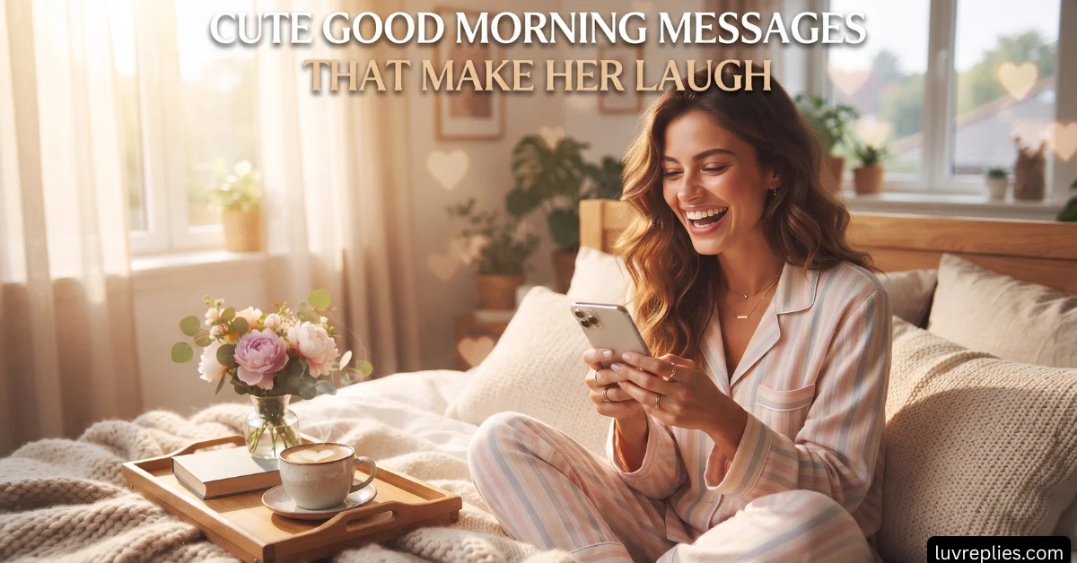 Cute Good Morning Messages That Make Her Laugh