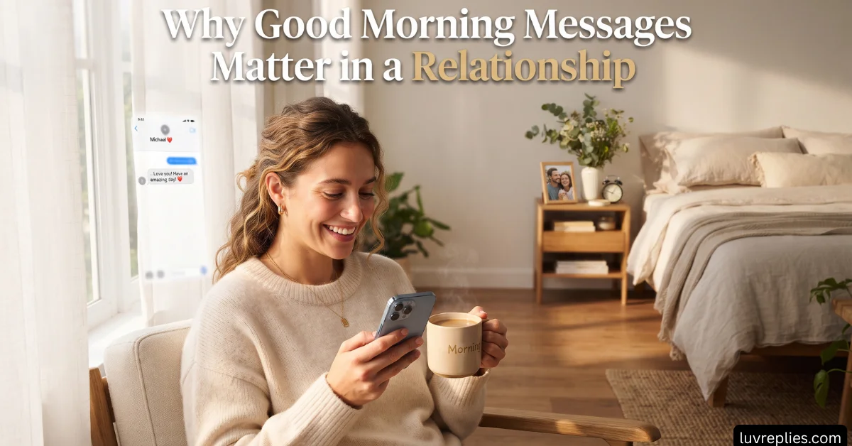 Why Good Morning Messages Matter in a Relationship