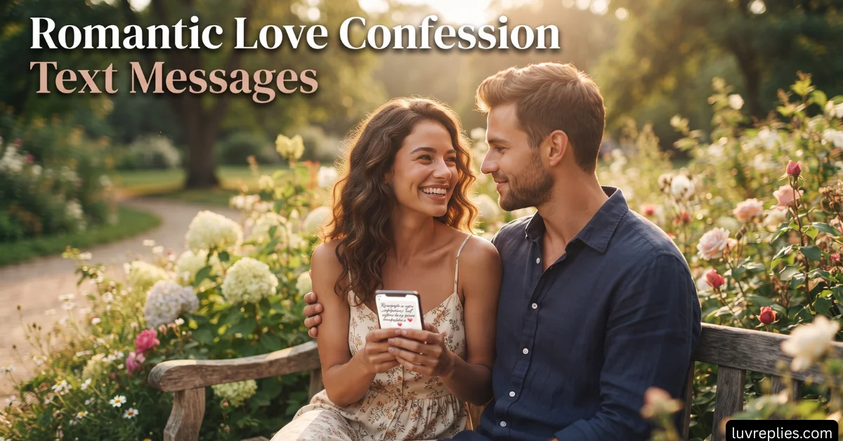 Romantic Love Confession Text Messages