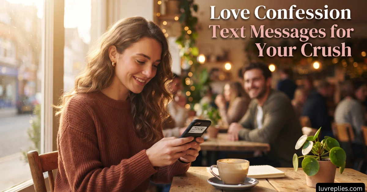 Love Confession Text Messages for Your Crush