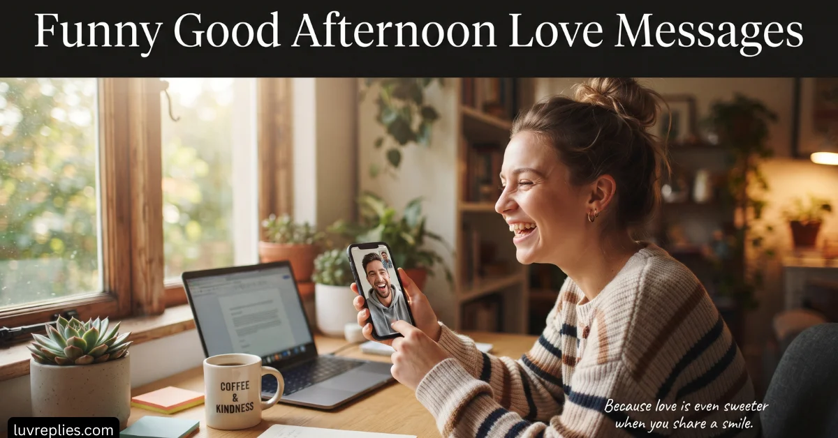 Funny Good Afternoon Love Messages