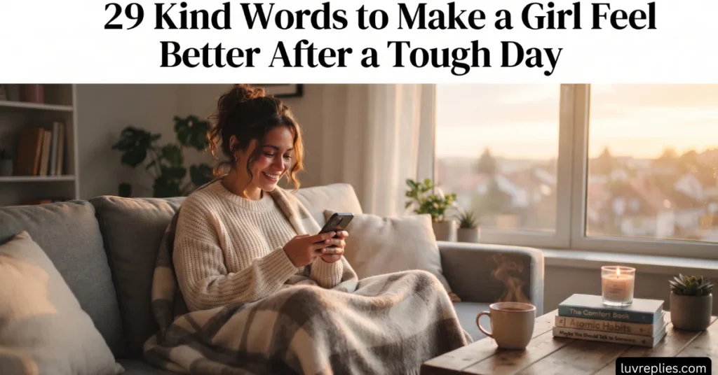 29 Kind Words to Make a Girl Feel Better After a Tough Day