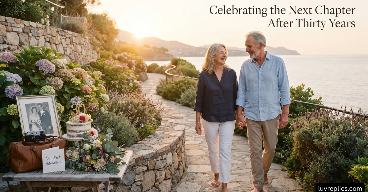 Celebrating the Next Chapter After Thirty Years