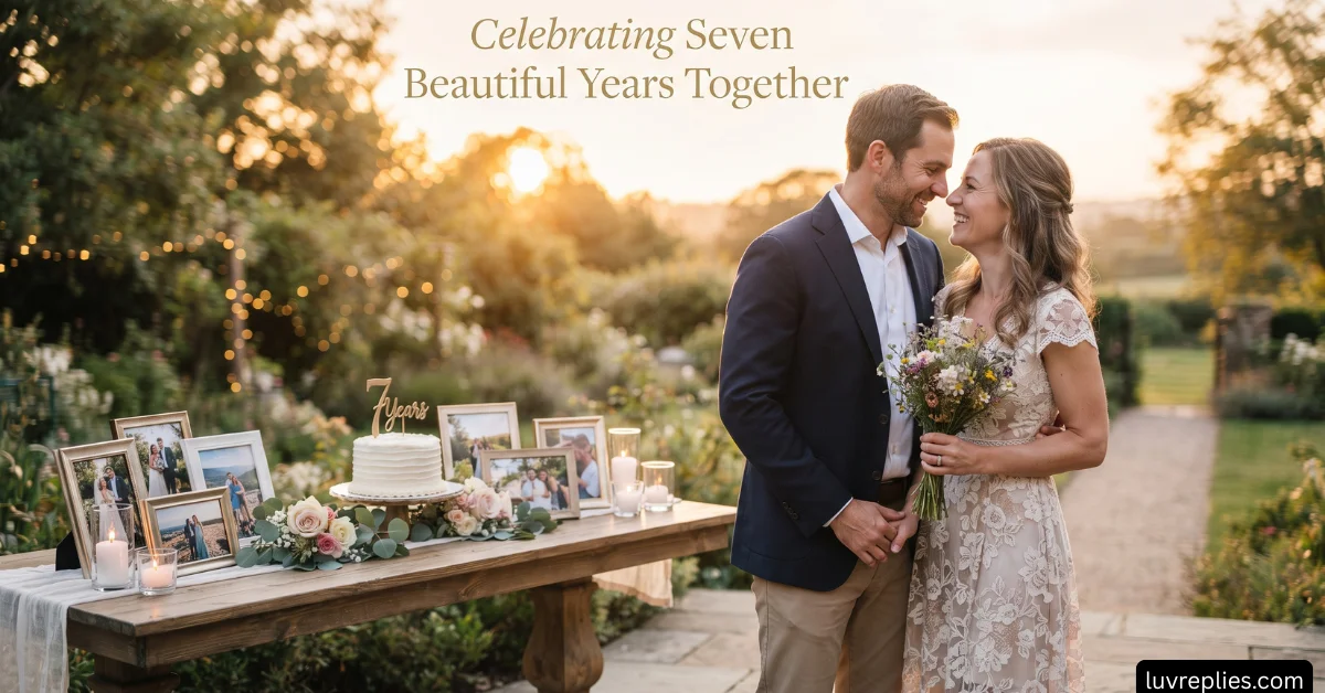 Celebrating Seven Beautiful Years Together