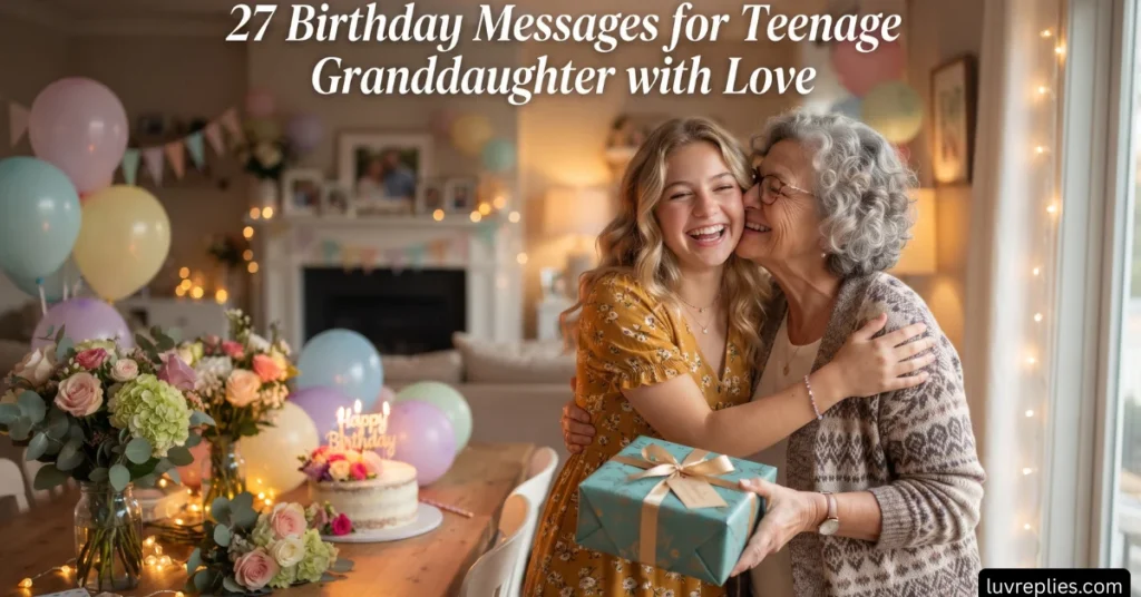 27 Birthday Messages for Teenage Granddaughter with Love