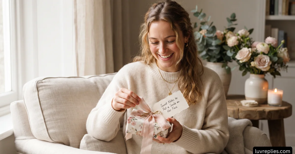 Sweet Notes to Put a Smile on Her Face