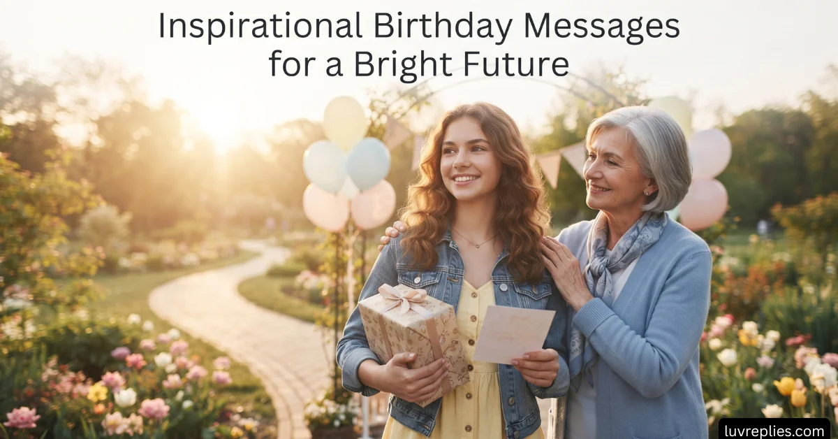 Inspirational Birthday Messages for a Bright Future