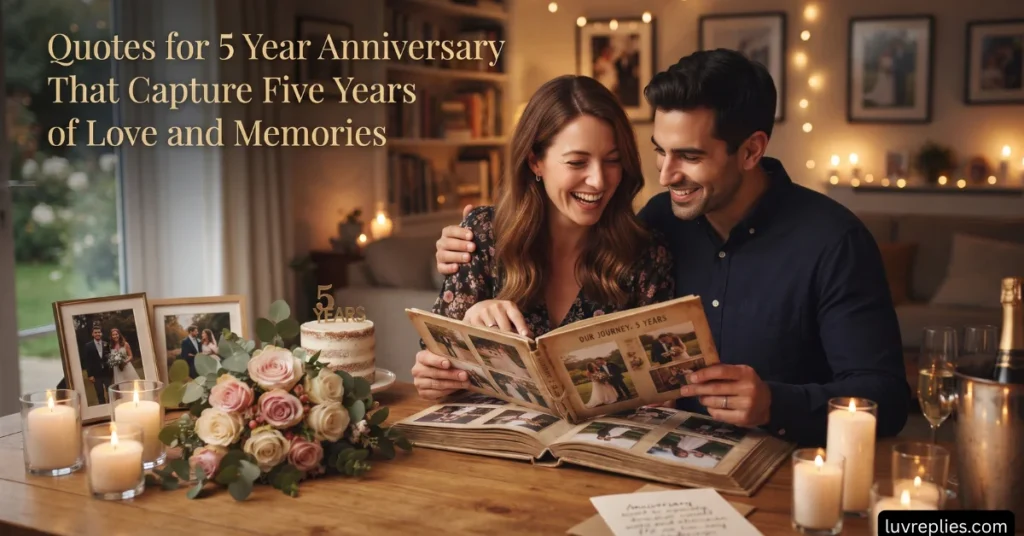 Quotes for 5 Year Anniversary That Capture Five Years of Love and Memories