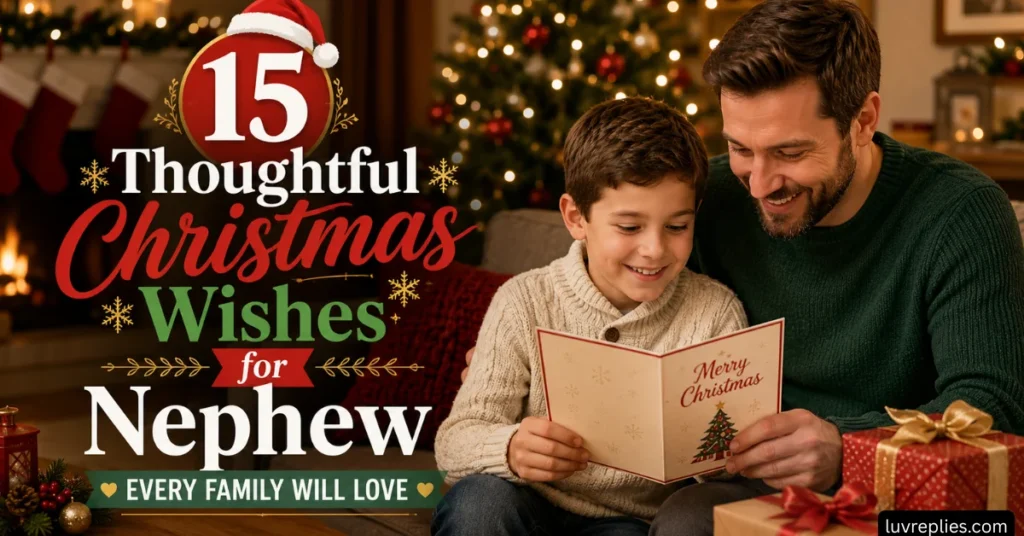 15 Thoughtful Christmas Wishes for Nephew Every Family Will Love