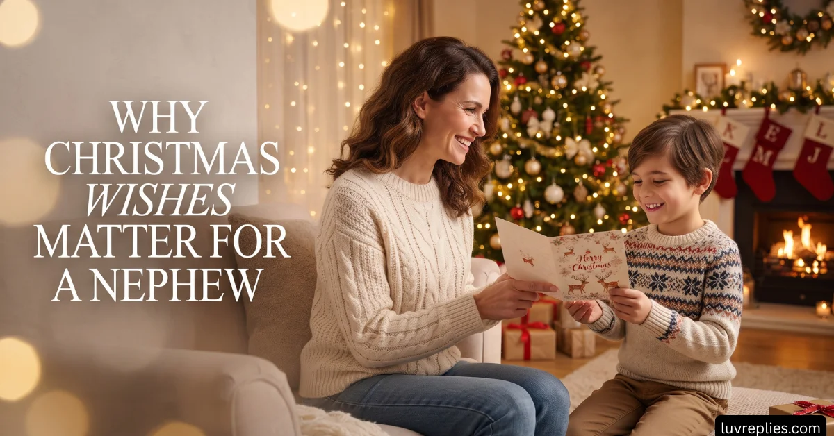 Why Christmas Wishes Matter for a Nephew