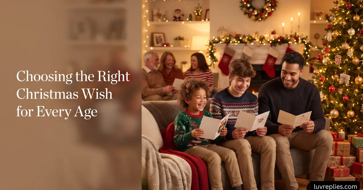 Choosing the Right Christmas Wish for Every Age