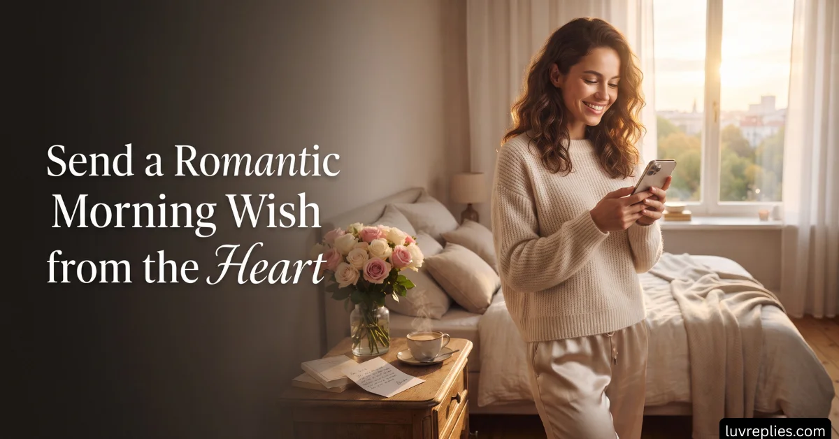 Send a Romantic Morning Wish from the Heart