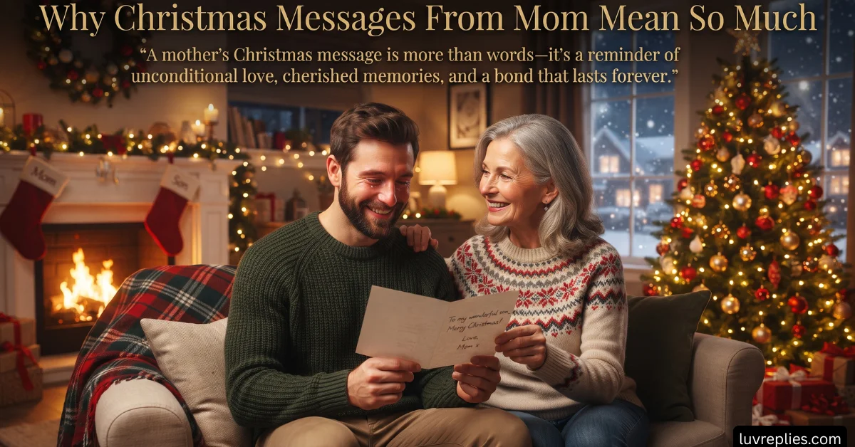 Why Christmas Messages From Mom Mean So Much