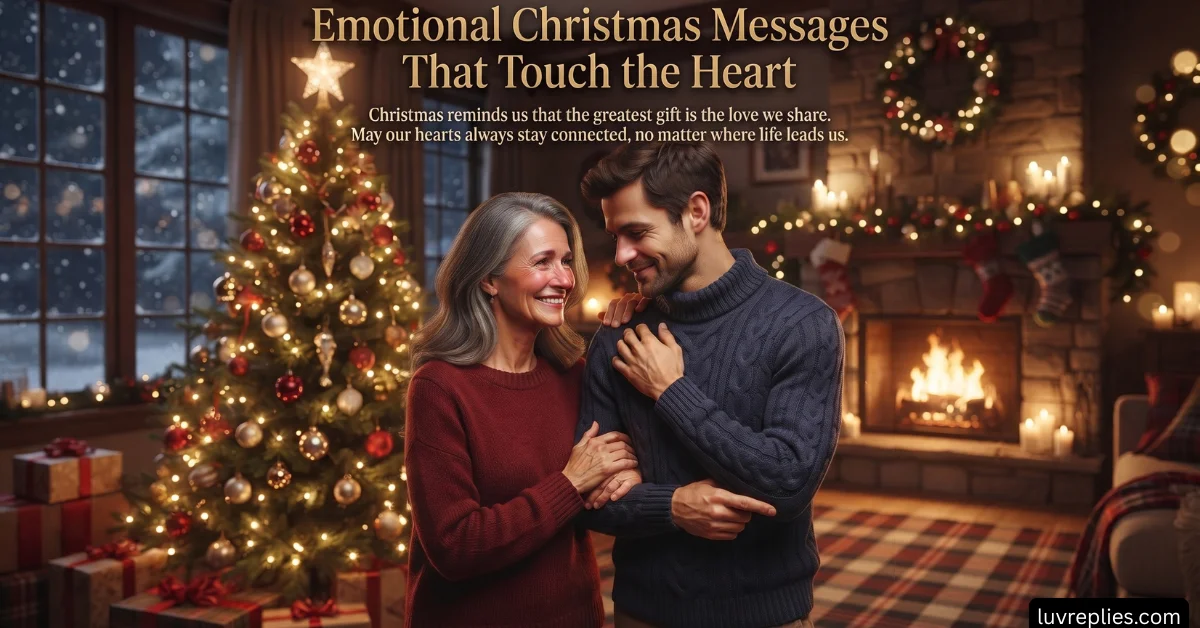 Loving Christmas Wishes From Mom to Adult Son