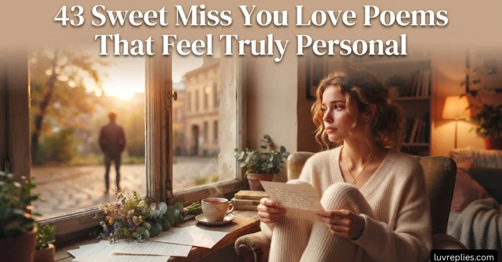 43 Sweet Miss You Love Poems That Feel Truly Personal