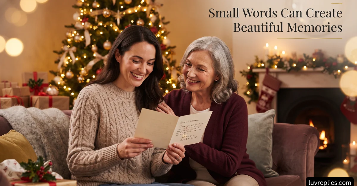 Small Words Can Create Beautiful Memories
