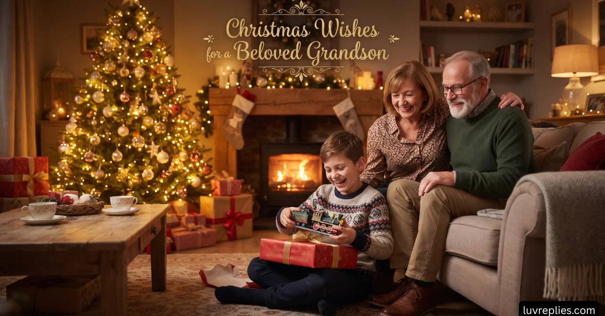 Christmas Wishes for a Beloved Grandson